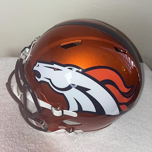 Rick Upchurch Aláírt Dedikált NFL Denver Broncos Teljes Méretű Sisak Felirat, valamint Becket Hitelesítés