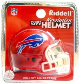 Riddell NFL Buffalo Bills Sisak Zsebében ProHelmet Pocket Pro VSR4 Stílus, Csapat Színek, Egy Méret