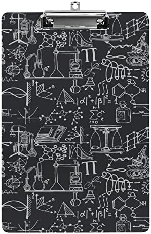 Kémiai Molekula Képlete Akril Papírok Alacsony Profilú Klip Aranyos Klip Táblák Standard A4 Letter Méretű