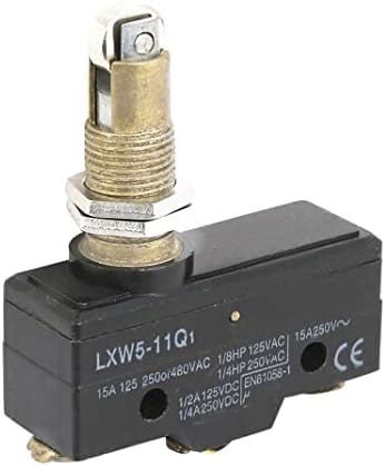1db LXW5-11Q1 Párhuzamos Henger Dugattyú Microswitch Mikro Kapcsoló 125V AC/250V 15A Egyéni Reset Határérték
